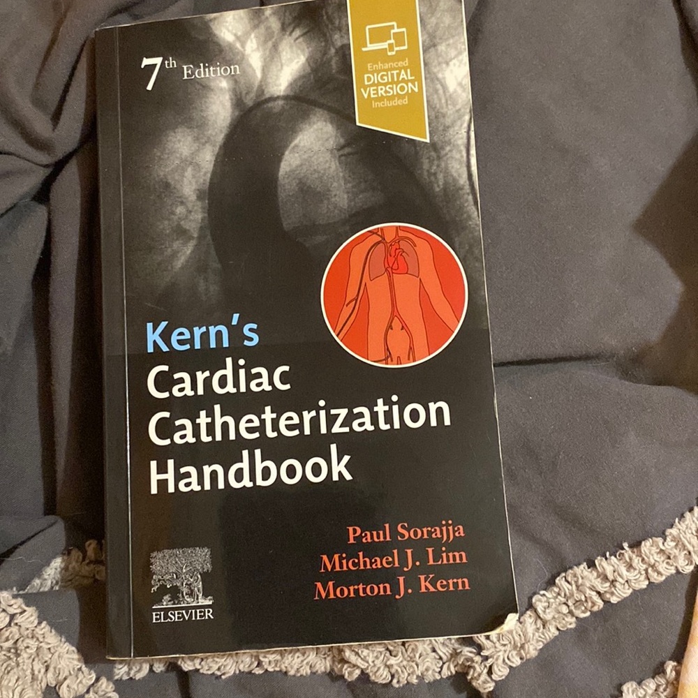 Kerns Cardiac Catherization Handbook, 7th edition.
